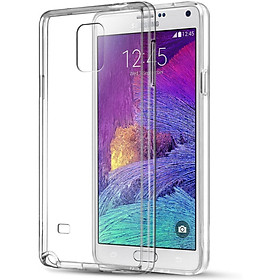 Ốp lưng silicon dẻo trong suốt Loại A cao cấp cho Samsung Galaxy Note 4