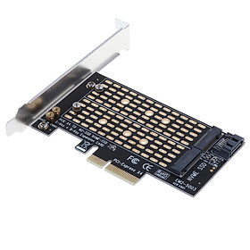 M.2 NVME to PCI E X4 SSD Adapter M Key Interface Converter Card at Full