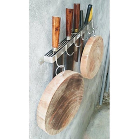 Mua Cài dao inox đóng tường dài 45 55cm dày dặn  chắc chắn(kèm ảnh thật)