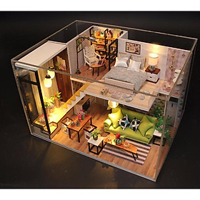 Bộ Lắp ghép mô hình biệt thự đẹp-Kích thích trí sáng tạo và độ khéo léo của người chơi