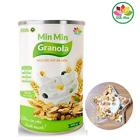 Ngũ Cốc Hạt Ăn Liền Min Min - Ngũ Cốc GRANOLA MIN MIN 2 HỘP (1KG)