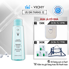 Nước cân bằng cấp ẩm dành cho da nhạy cảm Vichy Purete Thermale Perfecting Toner 200ml