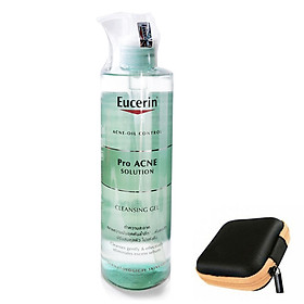 Eucerin Pro ACNE Solution Cleansing Gel: Gel Rửa Mặt Da Mụn (400 ml)