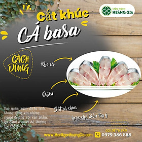 Cá basa cắt khoanh 500g - món cá ngon từ đồng bằng sông cửu long