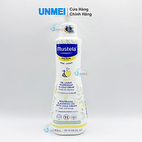 Sữa Tắm Gội Cho Trẻ Sơ Sinh Và Em Bé Da Khô Mustela (300ml)
