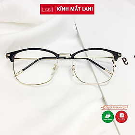 Gọng Kính Cận chữ nhật Vintage chất kiệu kim loại thanh mảnh Lani 2713