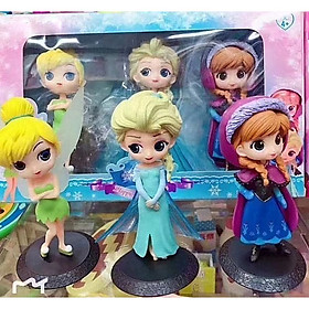 Bộ 3 búp bê công chúa Elsa - Anna - Tinker Bell