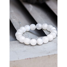 Vòng Tay Đá Măt Trăng Ánh Xanh