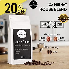 Cà Phê Hạt Nguyên Chất Perfetto Delta Series & House Blend 250g (Classic / Intenso / Original / House Blend)