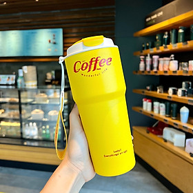 Cốc cafe giữ nhiệt lõi inox 304 TiLoKi TBN08 dung tích 620ml giữ nhiệt nóng/lạnh 8-12h - Hàng Chính Hãng