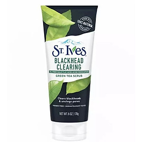 Sữa Rửa Mặt Sạch Mụn Đầu Đen ST.IVES Trà Xanh 170g - 077043358023