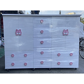 Mua Tủ áo dễ thương trẻ em hình mèoJuno Sofa ngang 1m6 x Cao 1m25 x sâu 45 cm