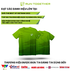 Áo Thể Thao Nam Nữ Tay Ngắn Chính Hãng Run Together Thoáng Khí Thấm Hút Mồ Hôi