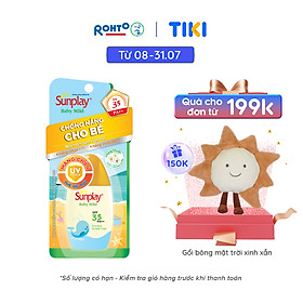 Kem chống nắng Sunplay cho bé từ 6 tháng tuổi và da nhạy cảm, dạng sữa Sunplay Baby Mild SPF 35, PA++ 30g