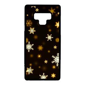 Ốp lưng cho Samsung Galaxy Note 9 nền tuyết vàng 1 - Hàng chính hãng