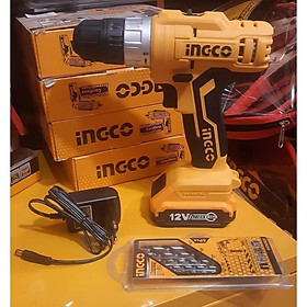 MÁY KHOAN VẶN VÍT DÙNG PIN 12V /1.5AH INGCO CDLI1222 - HÀNG CHÍNH HÃNG