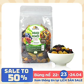 Nho khô mix Chile 3 màu Smile Nuts 500g