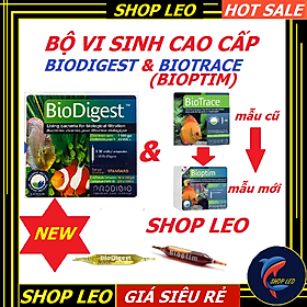 Bộ vi sinh cho hồ cá BioDigest & BioTrace - Khởi tạo hệ vi sinh cho bể cá thuỷ sinh, hồ cá biển - shopleo