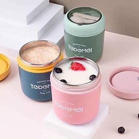 Mua Bình Ủ Cháo Cốc Đựng Cháo Giữ Nhiệt Tedemei Chất Liệu Inox 304 Kèm Thìa Dung Tích 530ml