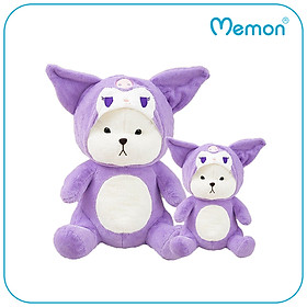 Gấu Bông Teddy Lena Cosplay Kuromi 25cm - 50cm Cao Cấp Memon