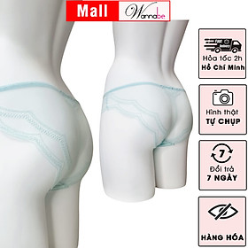Quần lót nữ WANNABE quần chíp ren trong suốt màu pastel tôn vinh vẻ xinh đẹp của người mặc QLR23