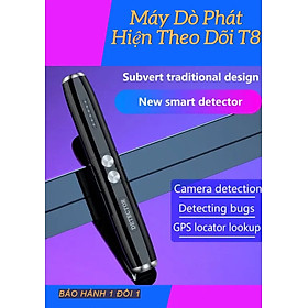 Máy Dò Phát Hiện Theo Dõi Camera, GPS, Định Vị Detector T8, 2023 NEW GPS Wireless Signal Detector T8 Pinhole Camera Position Mini Bug Detection Pen Anti Wiretap Gadget Anti Candid Camera