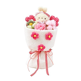 Plush Bouquet Artificial Flowers Valentines Day Wedding Stuffed Animal Doll