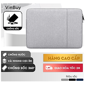 Túi Chống Sốc Cao Cấp Dành Cho MacBook & Laptop Cao Cấp 13inch - 15.6inch, Chất Liệu Mới Siêu Mỏng, Chống Thấm Nước &  Chống Va Đập – Hàng Chính Hãng VinBuy