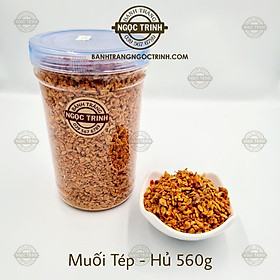 Muối tép phơi (Hủ 560g) độc quyền cực ngon bánh tráng Ngọc Trinh