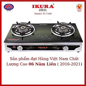 Mua Bếp gas đôi mặt kính IKURA (IV - 7100) - Hàng Chính Hãng