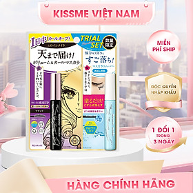 Set Vỉ Mascara Nâng Rậm Dày Mi Và Mascara Tẩy Trang Mi Kissme Heroine Make (2 cây)