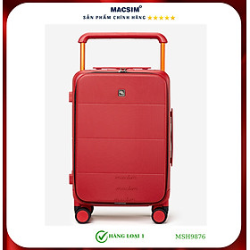 Vali cao cấp Macsim Hanke MSH9876 -size 20 inch - Đỏ