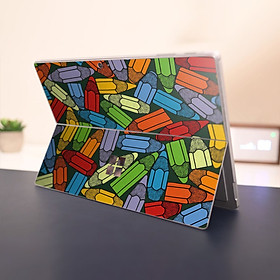 Mua Skin dán hình Hoa văn sticker x07 cho Surface Go  Pro 2  Pro 3  Pro 4  Pro 5  Pro 6  Pro 7  Pro X