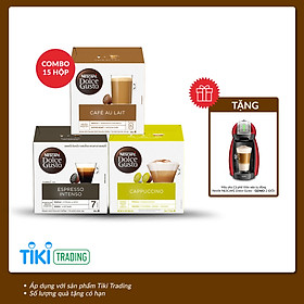 Combo 15 Hộp Viên Nén Nescafe Dolce Gusto Vị Ngẫu Nhiên (Hộp/ 16 Viên)