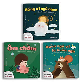 Ehon Combo 3 cuốn Buồn ngủ ơi là buồn ngủ Dành cho trẻ từ 0 4 tuổi - Bản Quyền