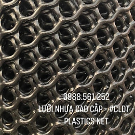 Mua Lưới sàn nhựa cứng màu đen  lưới lỗ  lưới mủ đen dày