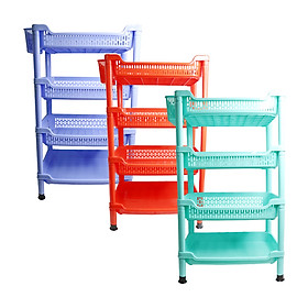 Kệ chén ly nhỏ 4 tầng 43 x 29 x 84 cm Chấn Thuận Thành úp chén bát, úp ly có kèm ống đũa - hàng Viêt Nam chất lượng cao (KLN4T20) nhiều màu