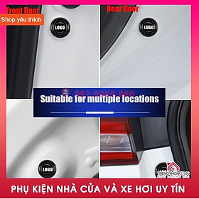 Bộ 4 Miếng Đệm Cao Su Dày Chống Sốc Cho cánh cửa Xe Hơi Suzuki Porsche Toyota Mazda Suzuki Vinfast