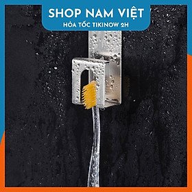 Móc Dán Tường Treo Bàn Chải, Treo Ly Inox 304