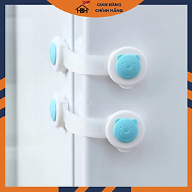 Set 2 Khóa chặn cửa tủ lạnh an toàn cho bé br00498