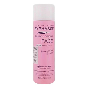 Nước Hoa Hồng Dưỡng Da Byphasse Face Soft Toner Lotion 500ml