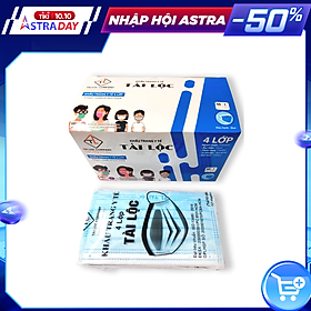 Khẩu Trang Y Tế - 4 Lớp - Hộp 50 Cái