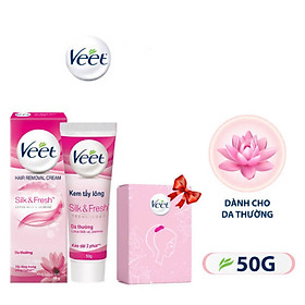 Kem Tẩy Lông Cho Da Thường Veet Silk Fresh 50G