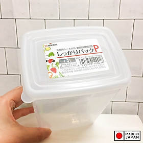 Hộp nhựa đựng thực phẩm nắp dẻo, dáng cao 1,3L Nakaya - Hàng nội địa Nhật