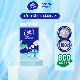 Khăn giấy rút cao cấp Vinda Deluxe 3 lớp 90 tờ size M (5 Gói)