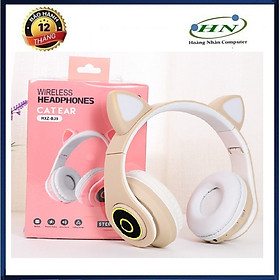 Mua Tai Nghe Headphone Bluetooth V5.0 Model B39 Kiểu Dáng Tai Mèo Có Đèn Led - JL