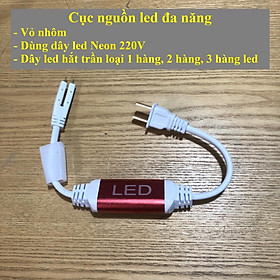 Mua COMBO 2 Cục nguồn dây led đa năng sử dụng cho dây 1 hàng  2 hàng  3 hàng led sử dụng điện 220V