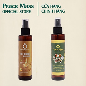 Combo Sản Phẩm Gốc Thực Vật AF150C1 Peace Mass Xịt Côn Trùng & Không Gian 150ml + Xịt Khử Mùi 150ml  (Thuộc nhóm Sản phẩm Lành tính / Hữu cơ)