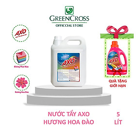 NƯỚC TẨY GIỮ MÀU AXO CAN 5L - TẶNG 1 CHAI AXO 800ML CÙNG LOẠI