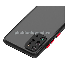 Ốp lưng trong nhám viền màu chống sốc cho Samsung Galaxy A53 - hàng nhập khẩu